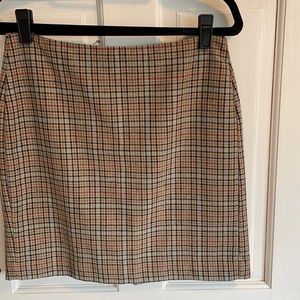 Houndstooth mini skirt